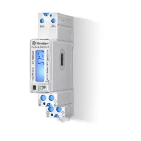   Finder 7M.24.8.230.0001 Contor de energie 1F 32A digital, necertificat, pentru șină DIN