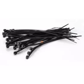   Clemă de cabluri neagră 160x2,5 mm, fără halogen, Intercable