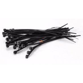   Clemă pentru cabluri negru 100x2,5 mm fără halogen Intercable