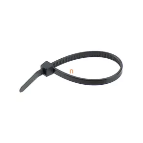   Clemă de cabluri neagră 200x3,6 mm, fără halogen, Intercable
