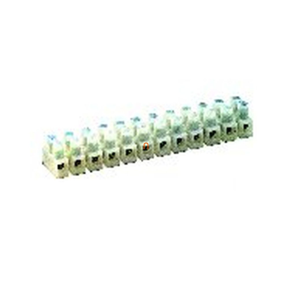 Conector în serie, 4 mm2, 12P, nylon, cu placă Intercable
