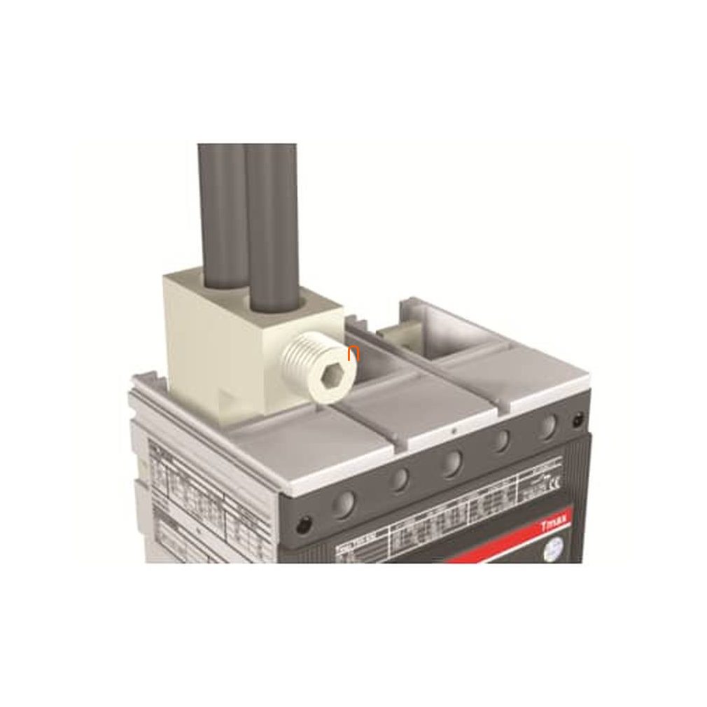 ABB FC CuAl 2x240mm2 T5 630 3db elülső csatlakozó réz/alumínium kábelhez, külső kapcsok, T5 megszakítóhoz, 2x240mm2, 1SDA055032R1