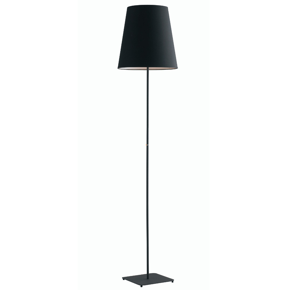 Lampa de podea în ambalaj descompus, negru (Elvis)