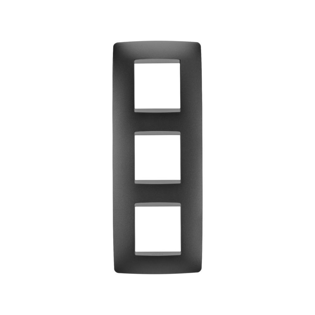 Gewiss Chorus one 3 cadru vertical negru mat (2+2+2 module) GW16127VN