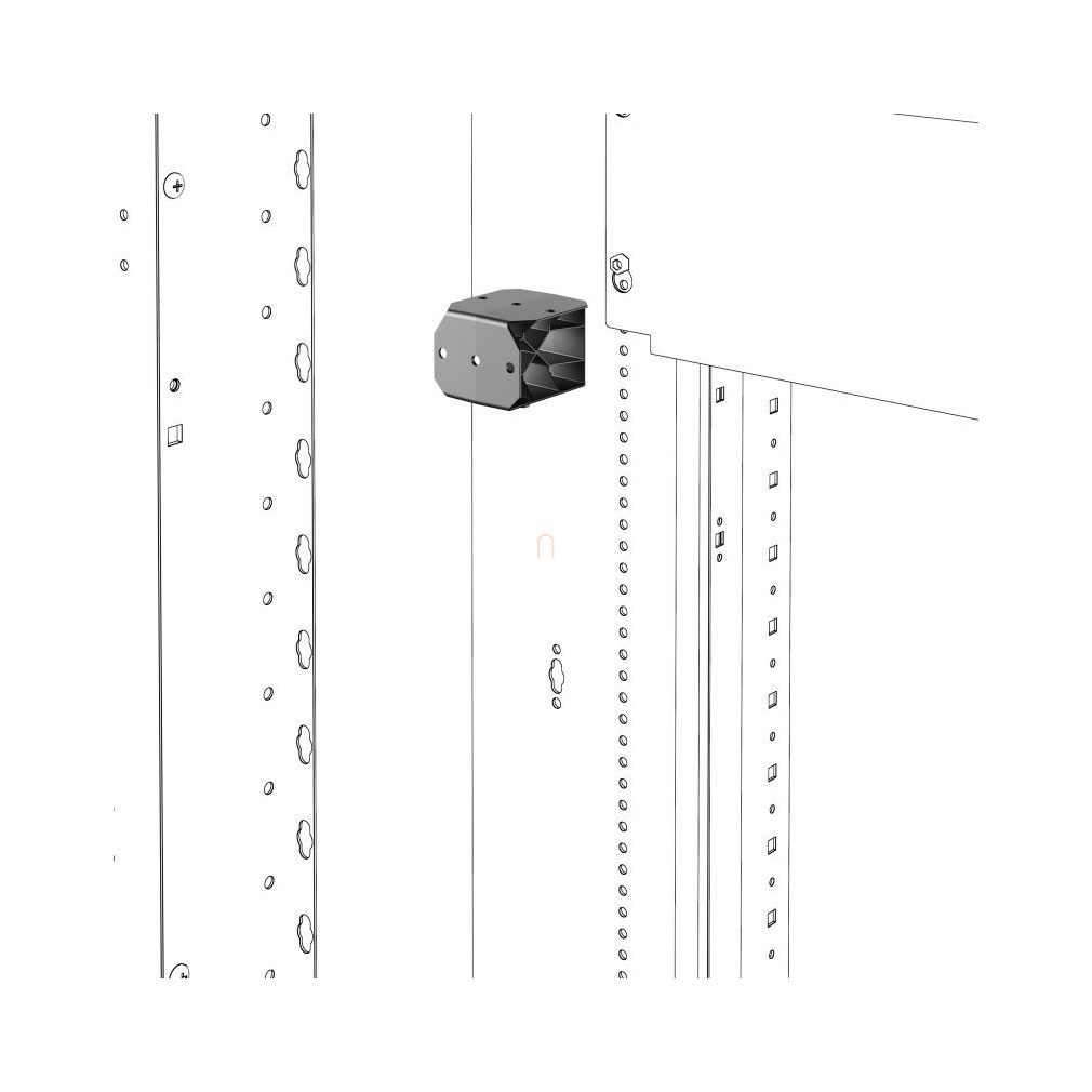 Suport pentru canal de cabluri QDX 8 buc Gewiss GWD3428