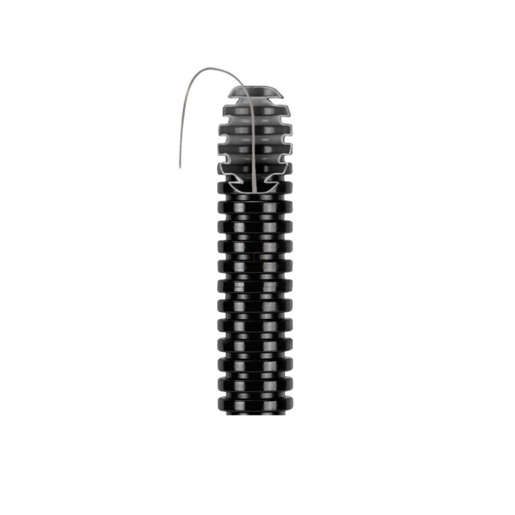 Gégecső lépésálló, kábelbehúzós 25/75 fekete 750N FK15 DX15125R Gewiss