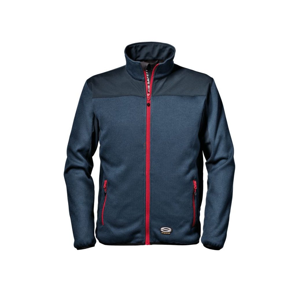 Jacheta softshell cu cusături albastre L-es Director SSY-MC4216Q7-L