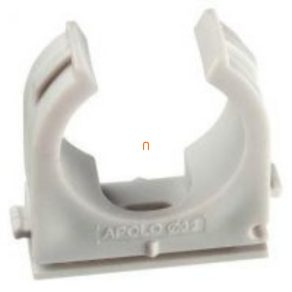   Clemă pentru țevi D-40 APOLO M40 gri cu fixare rapidă, conectabilă 940MC Apolo/Celo