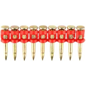   TRACK-IT 22/1000 XHA oțel/standard, cui monolitic din beton 9221000XHA Conținutul pachetului: 1000 de cuie + 1 cartuș de gaz pentru tragere, pentru pistoale de cuie FOX și AG20 Apolo/Celo