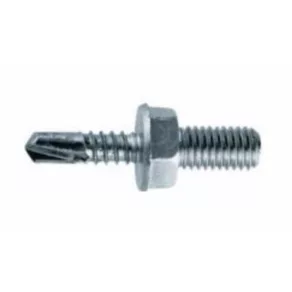   Șurub cu cap plat, autofiletant/autotăietor, cu filet dublu, rezistent la foc, 6x6 mm, 96319M6TRB TORAB Apolo/Celo