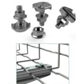   Basor CT BF jgheab cu grilaj  element de fixare INOX 2/4923 Șurub+piuliță