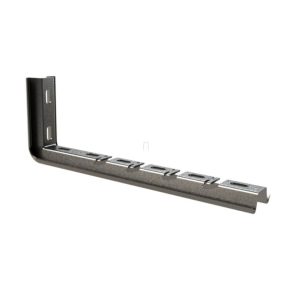   Suport de perete Basor 2/7230 100-150 mm (universal) pentru sarcini ușoare, jgheaburi perforate și cu lamele