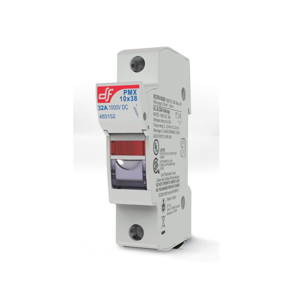 DF Electric PV PMX-10 1P 10x38mm soclu de siguranță cilindric 485150