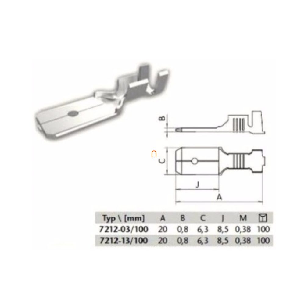Conector rapid gol 7212-03/100 (500190) SEZ