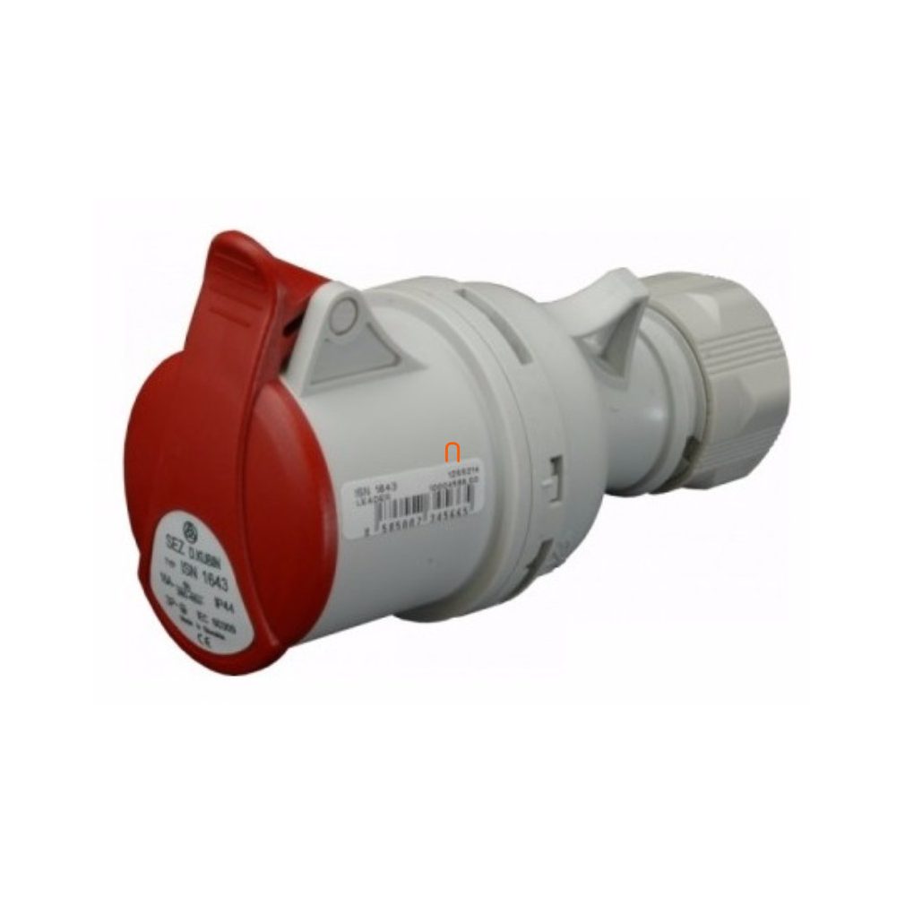 Conector industrial DAFH-323 4P 32A IP44 conector basculant ISN 3243 (100746) SEZ