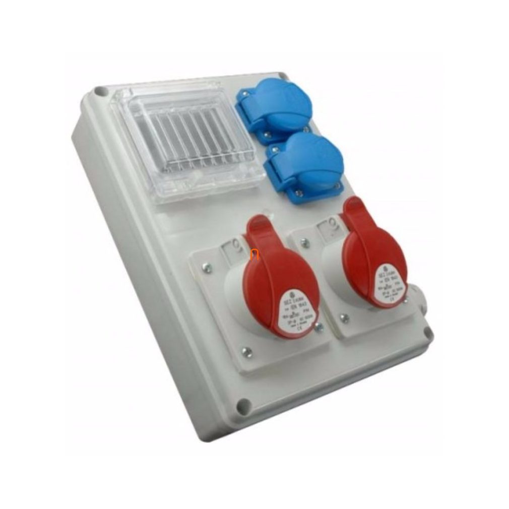 Combinație industrială 2*230V + 2*32A-5p + fereastră ROS-I 3201 A/S (200065) SEZ