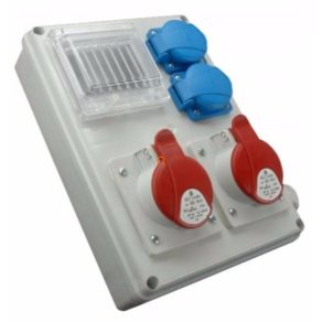   Combinație industrială 2*230V + 2*32A-5p + fereastră ROS-I 3201 A/S (200065) SEZ