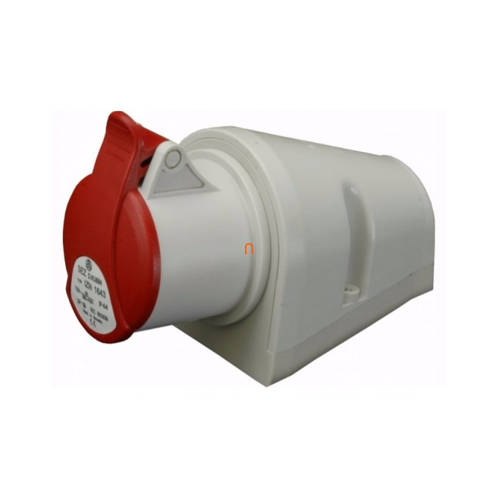 Conector industrial DAFR-164 5P 16A IP44 cu fixare, cu membrană IZN 1653 (101364) SEZ