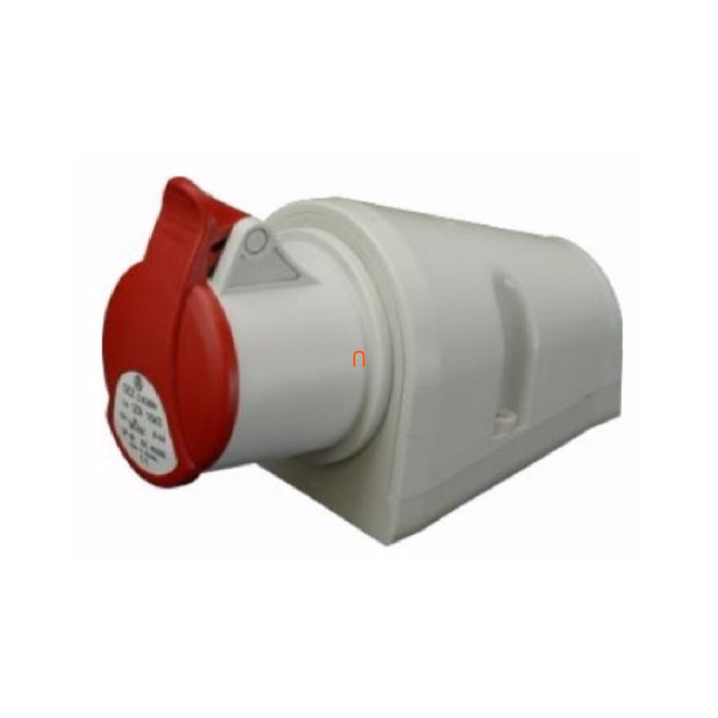 Conector industrial DAFR-323 4P 32A IP44 cu fixare, cu membrană IZN 3243 (101366) SEZ