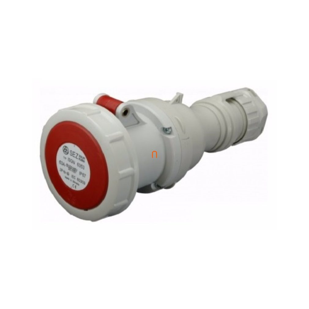 Conector industrial DAFH-634 5P 63A IP67 conector basculant ISGN 6353 (101178) SEZ