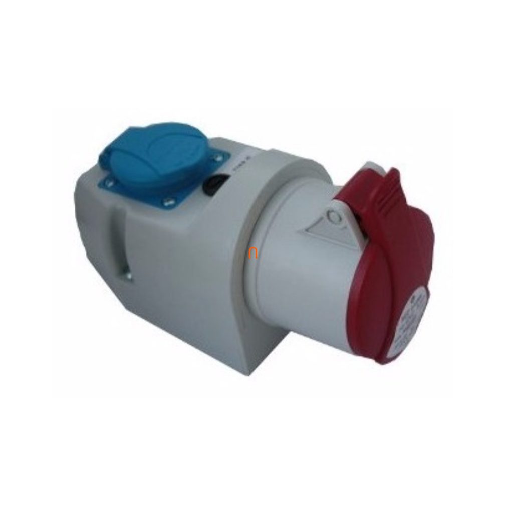 Combinație industrială 400V/32A/5p - IP44 + Ștuț casnic (230V Schuko) IZVZ-S 3253 (102211) SEZ