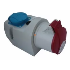   Combinație industrială 400V/32A/5p - IP44 + Ștecher de uz casnic (230V Schuko) IZVZ-S 3253 (102211) SEZ