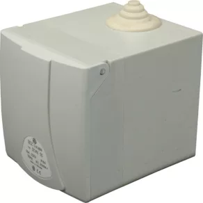   Conector industrial pentru perete exterior 16A, 400V, 3p+N+PE IP44 IZVN 1653 (102358) SEZ