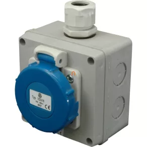   Priza de uz casnic, montabilă pe perete, 16A 250V SEZ VZGN 16S