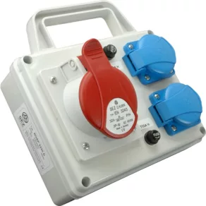   Combinație industrială 2*230 V + 1*32 A - 5 poli ROSP 3231 D/S (200321) SEZ