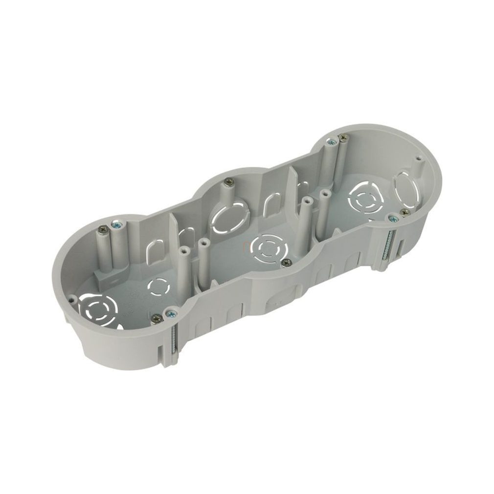 Cutie din gips-carton 3, adâncime 45 mm, gri KUP 68 LP/3 SK (400213) SEZ