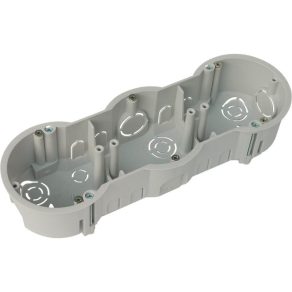   Cutie din gips-carton 3, adâncime 45 mm, gri KUP 68 LP/3 SK (400213) SEZ
