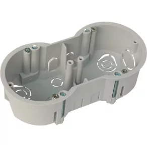   Cutie pentru gips-carton, set de 2 bucăți, adâncime 45 mm, gri KUP 68 LP/2 SK (400212) SEZ