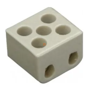   Bloc terminal din porțelan 4 mm²/2 poli 6311-06 (300440) SEZ