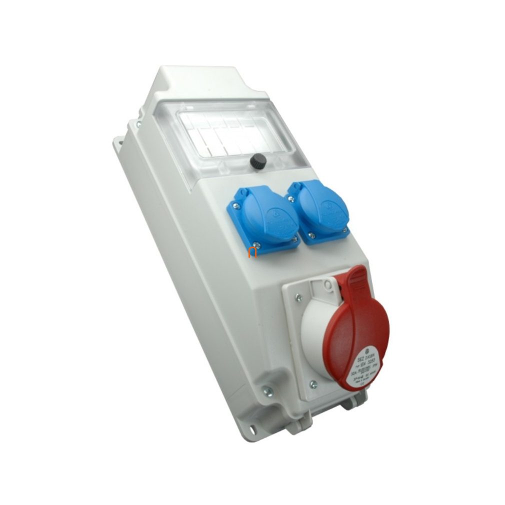 Combinație industrială ROS-5/x-10 A/S 1 buc. 32A 5P, 2 buc. 2P+F HT(Schucko) SEZ