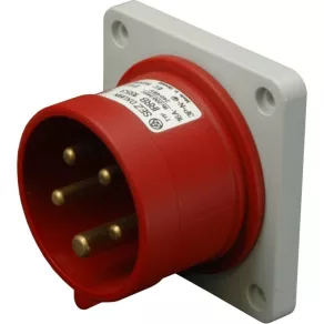   Conector industrial DFB-164 5P 16A IP44, mufă de montare încastrată IRRB 1653 (104174) SEZ