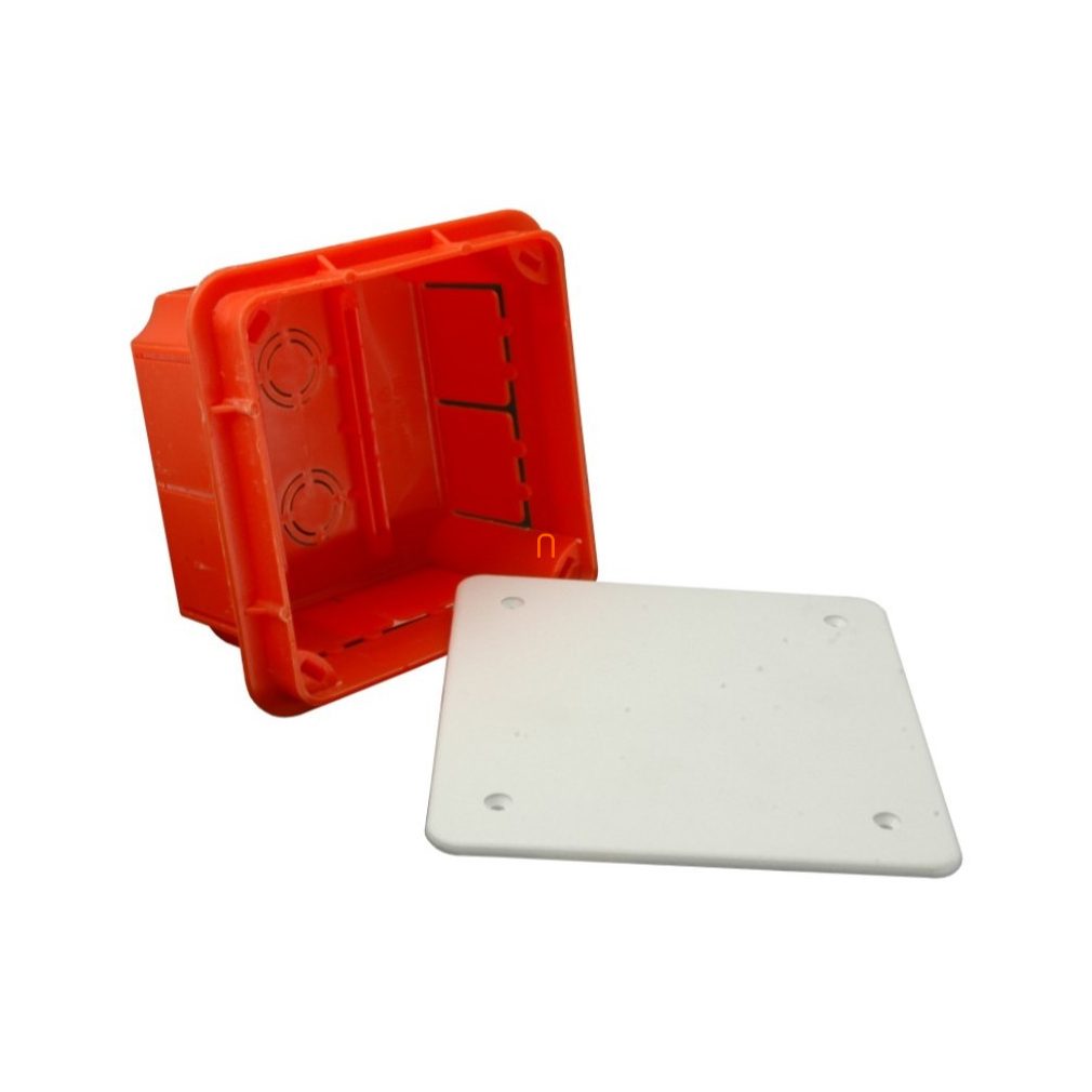 Cutie de legături încastrată 80x80x52 LAVA line Dimensiuni interioare: 76x76x50,5 Pp/t-1 (400700) SEZ