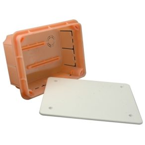   Cutie de joncțiune încastrată 100x126x62 Linia LAVA Dimensiuni interne: 96x126x60,5 Pp/t-4 (400703) SEZ