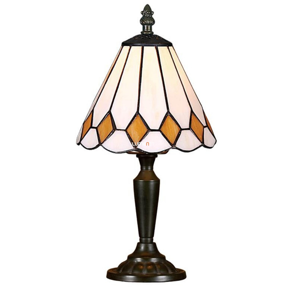 Lampă de masă Tiffany, model diamant, 32 cm - Prezent 90, priză 1xE14