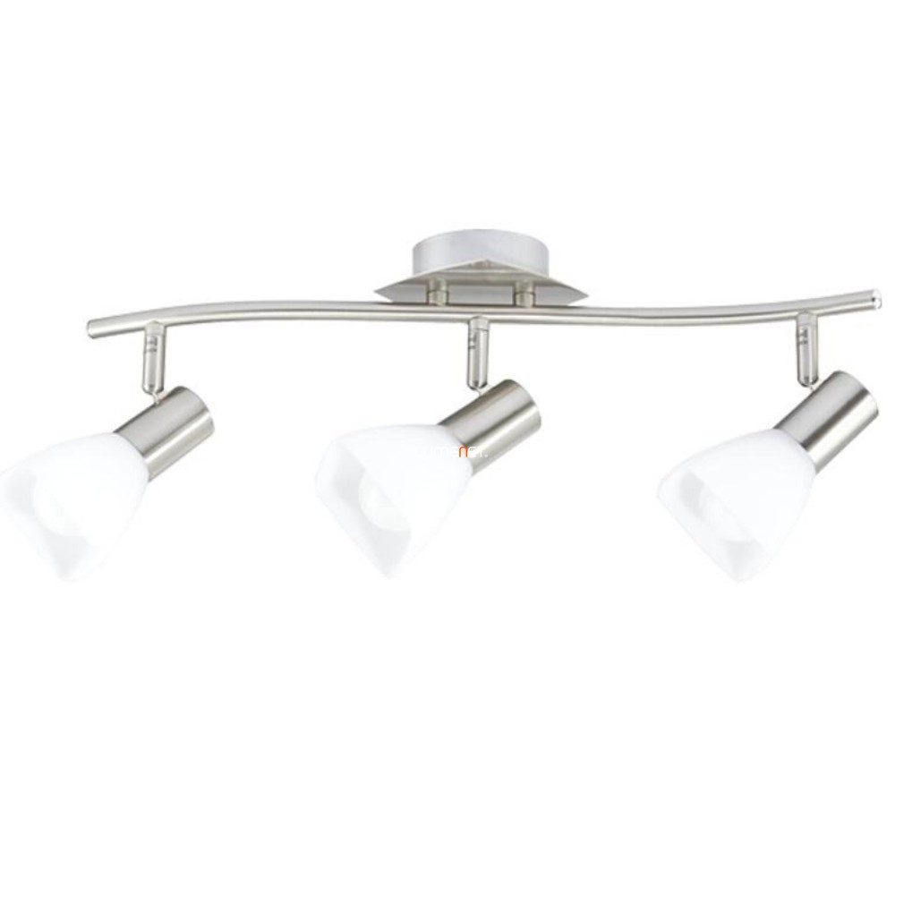 Spot cu trei socluri, culoare nichel-alb - Aida Prezent 65002