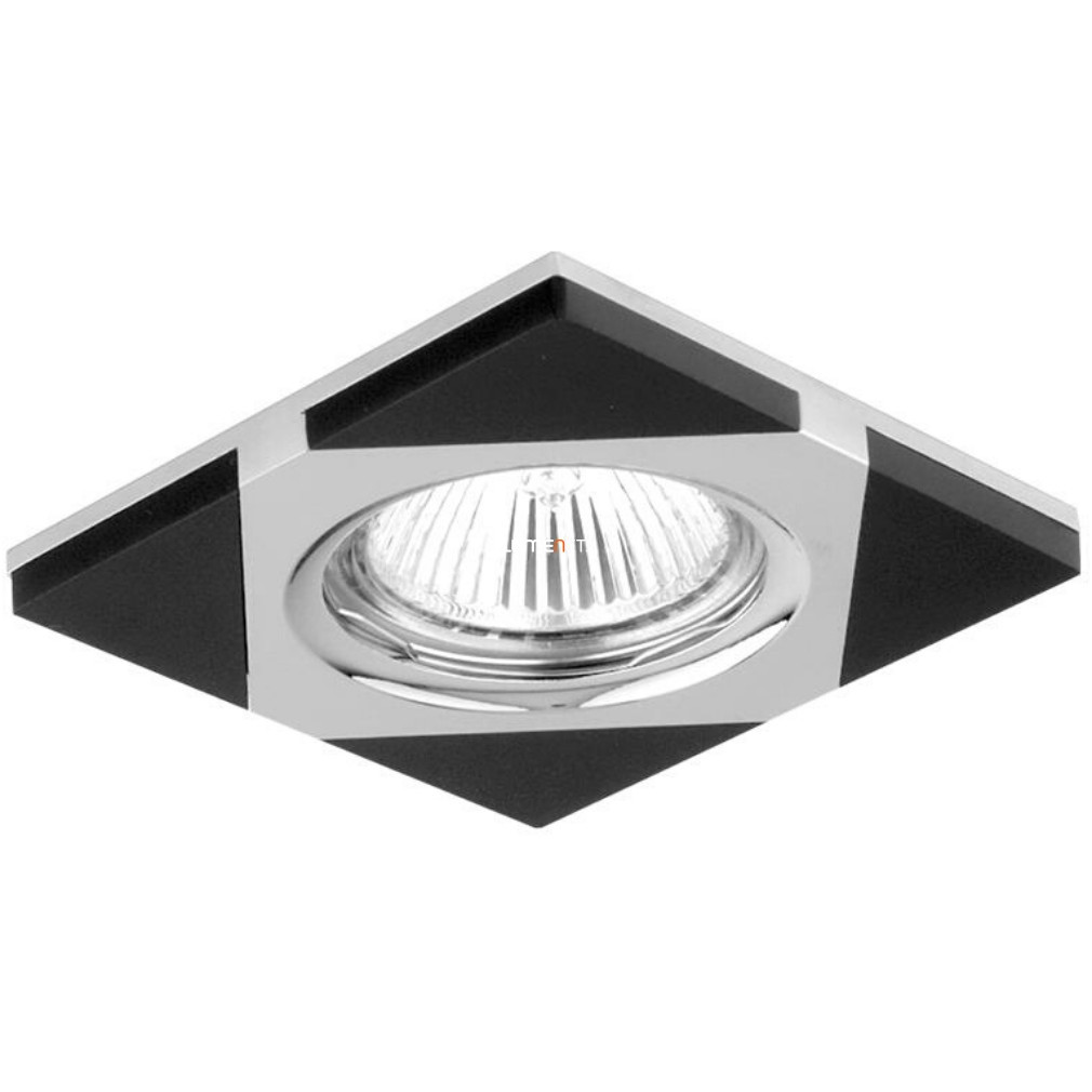Spot lumini încastrate cu colțuri, negru-crom - Elegant Emithor 71023