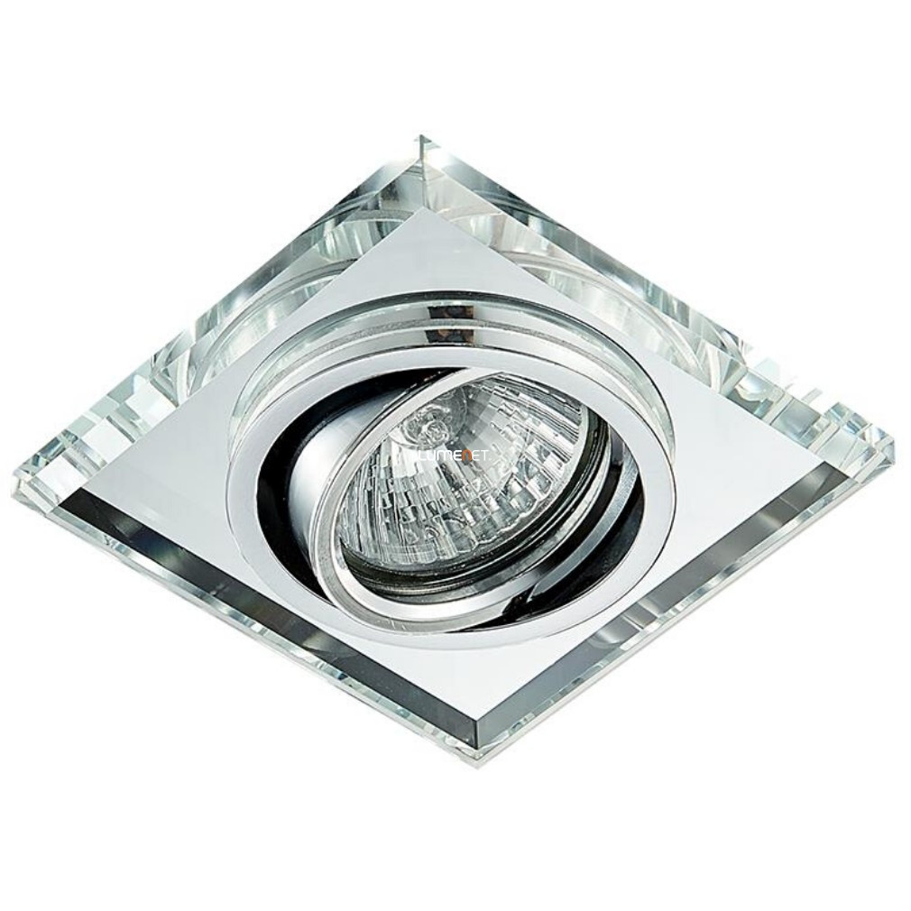 Spot lumina cu colțuri încastrate, crom transparent - Elegant Emithor 71063