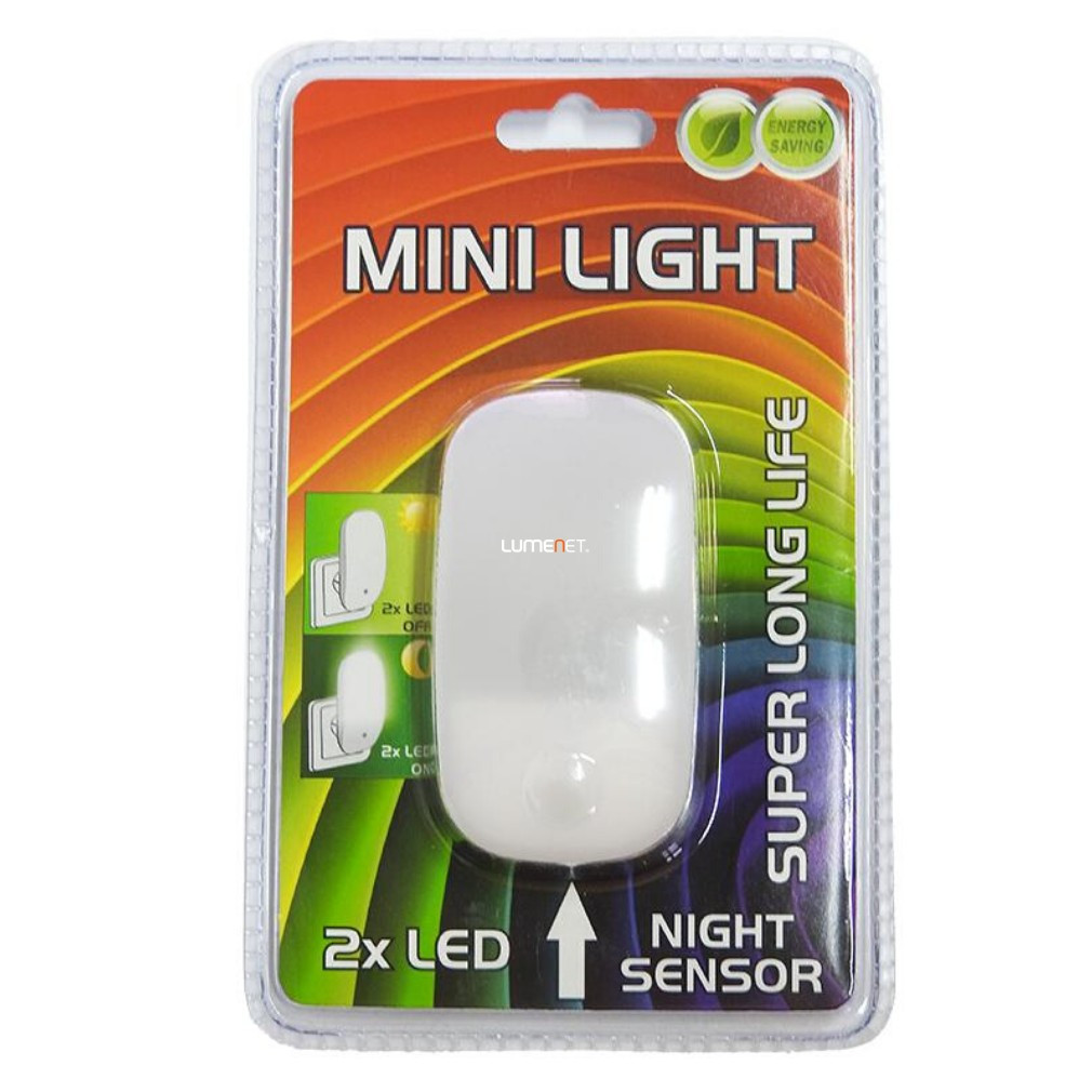 Lumină de veghe cu temporizator pentru dormitor, pentru camera copiilor, alb rece, alb - Mini Light Prezent 1619