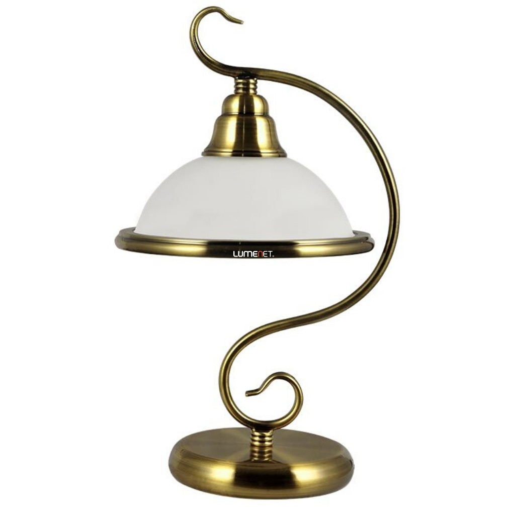 Lampa de masă clasică, ramură aurie, 39 cm - Viola Prezent 75356, cu soclu 1xE14