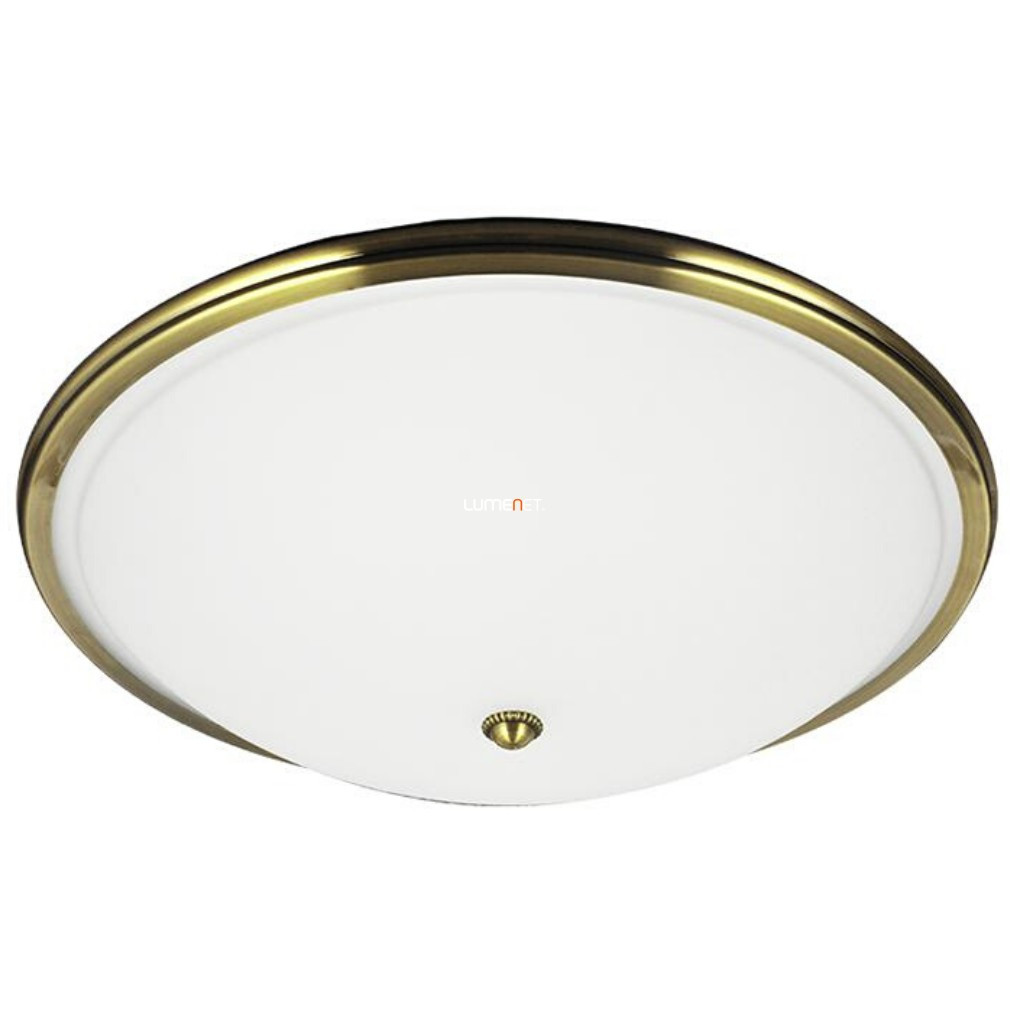Lampa de tavan cu două socluri, 40 cm, culoare auriu-alb - Viola Prezent 75353