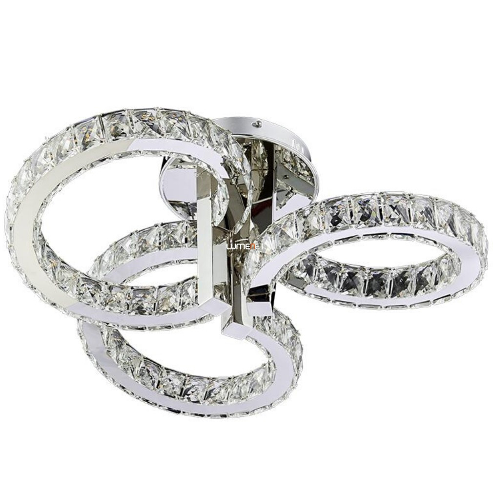 Lampa LED de tavan cu cristale 39 W, alb rece, crom - Ardiss Luxera 64399
