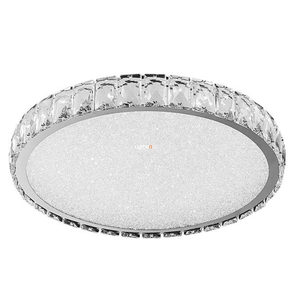 Lampa LED de tavan cu cristale 40 W, alb cald, crom - Giro Luxera 62423
