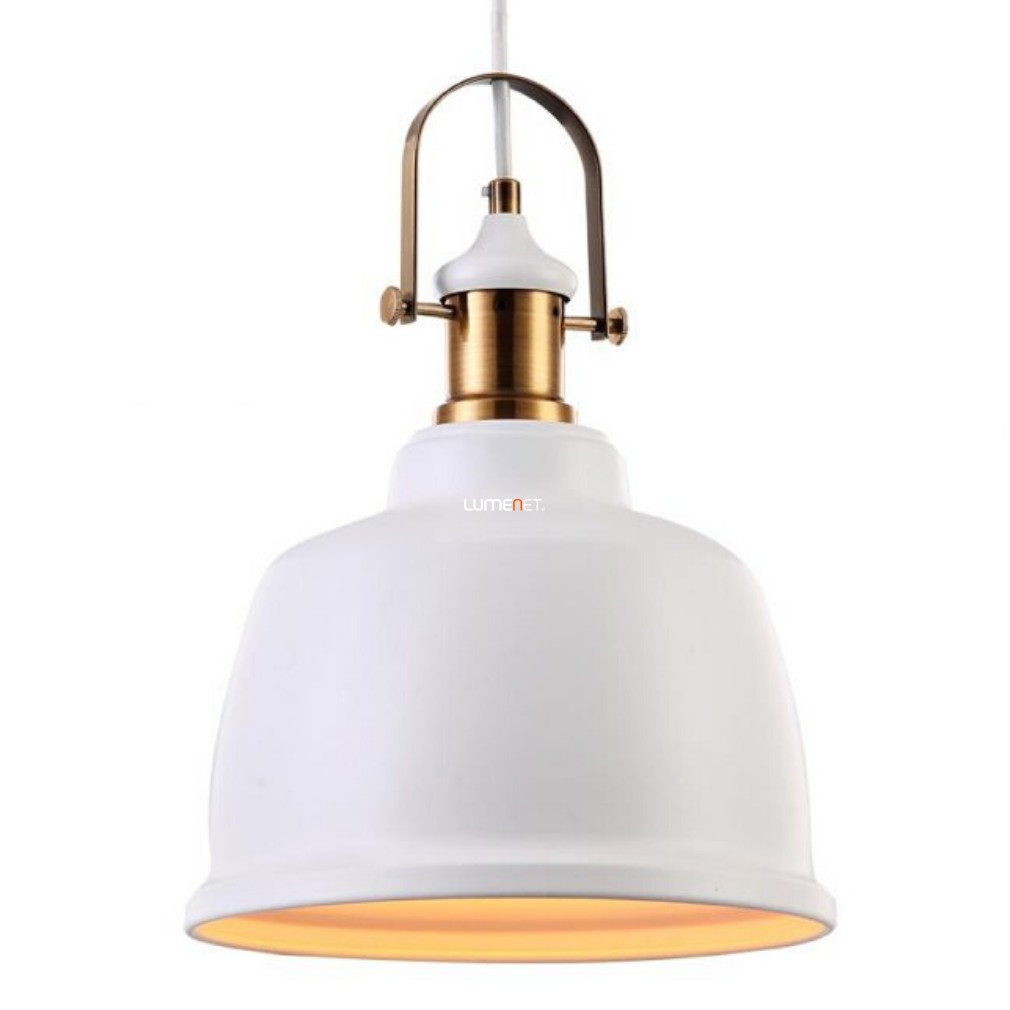 Lampa suspendată, culoare alb-galben-aram - Famosa Prezent 46303