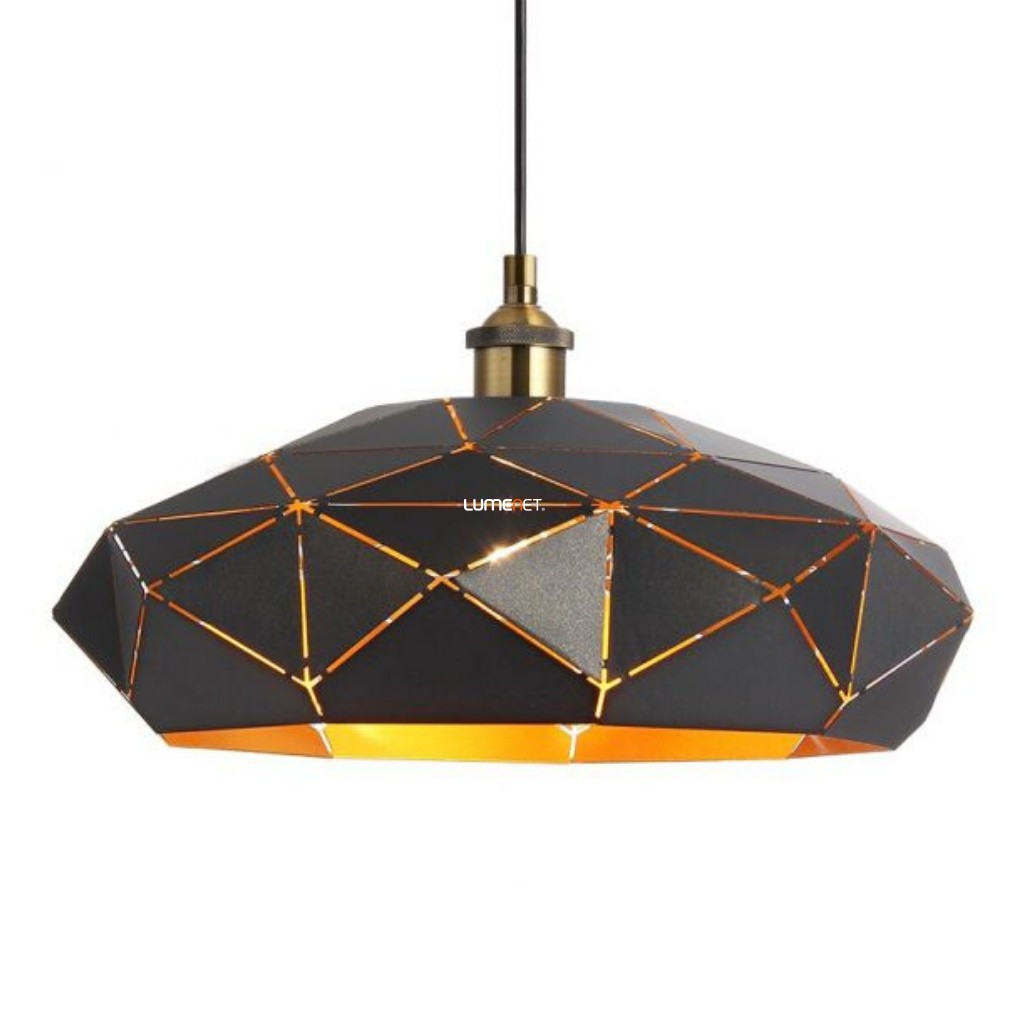 Lampa suspendată, negru-auriu - Catania Prezent 46310