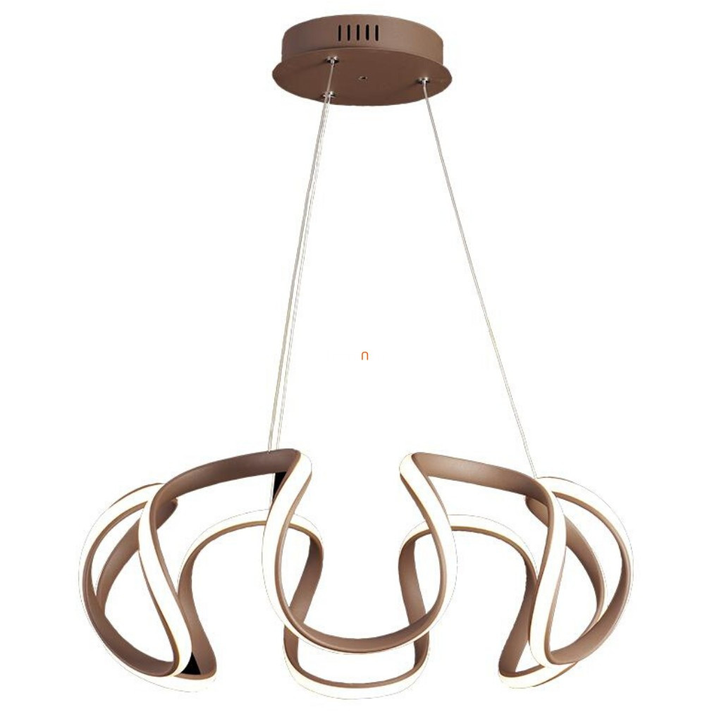Lampa suspendată cu LED 38 W, alb cald, maro-alb - Passo Luxera 18201