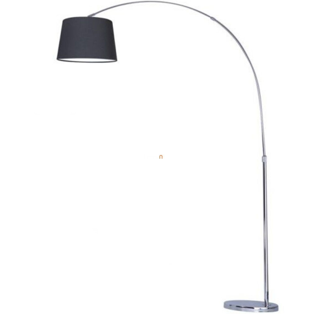 Lampa de podea, neagră, 160 cm - Median Prezent 32322, textil, 1xE27 cu soclu